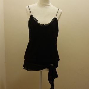 Laundry by Shelli Segal Lace Top w/ Beaded Straps